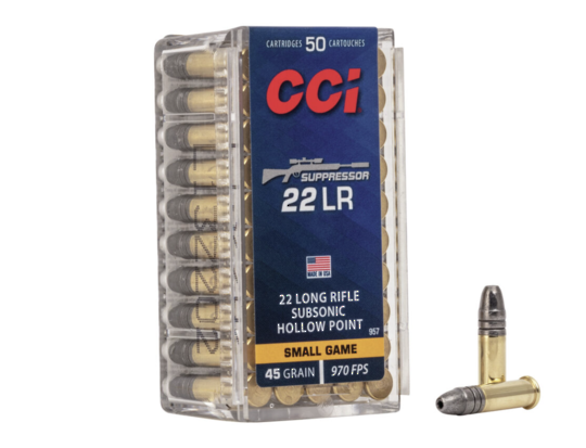 CCI Suppressor 45gr 22lr x 50 Rounds
